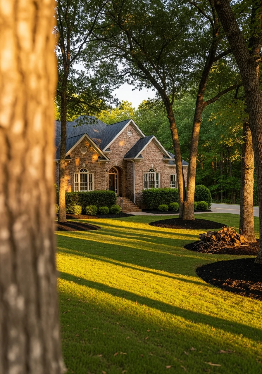 Suburban Madison County home with manicured lawn and driveway, typical of residential properties in the county.